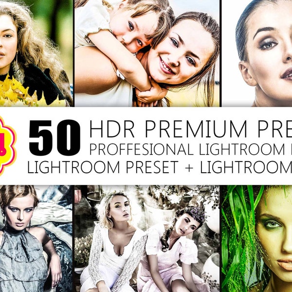 40 + 10 HDR Lightroom Presets and Brush -  DSG024