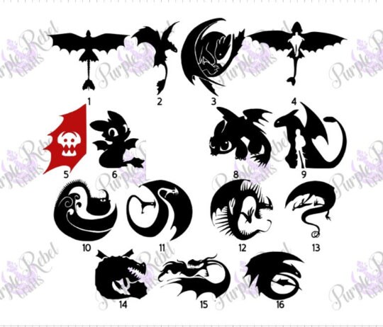 How To Train Your Dragon Vinyl Decals | hiccup | toothless | dragons …