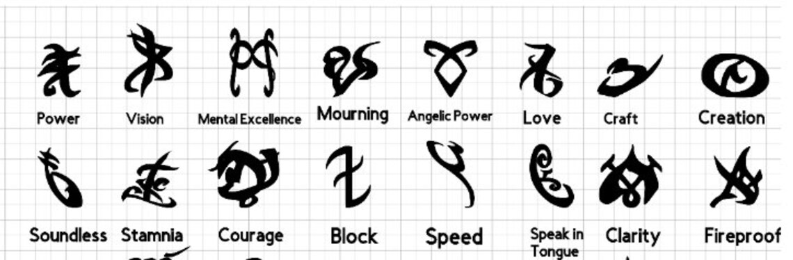 Shadowhunter Rune Decals Cassandra Clare Decals Book Nerd | Etsy
