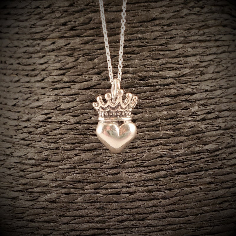 Broche En Argent Sterling 925 - Symbole Claddagh Celtique - Amour, Amitié, Loyauté