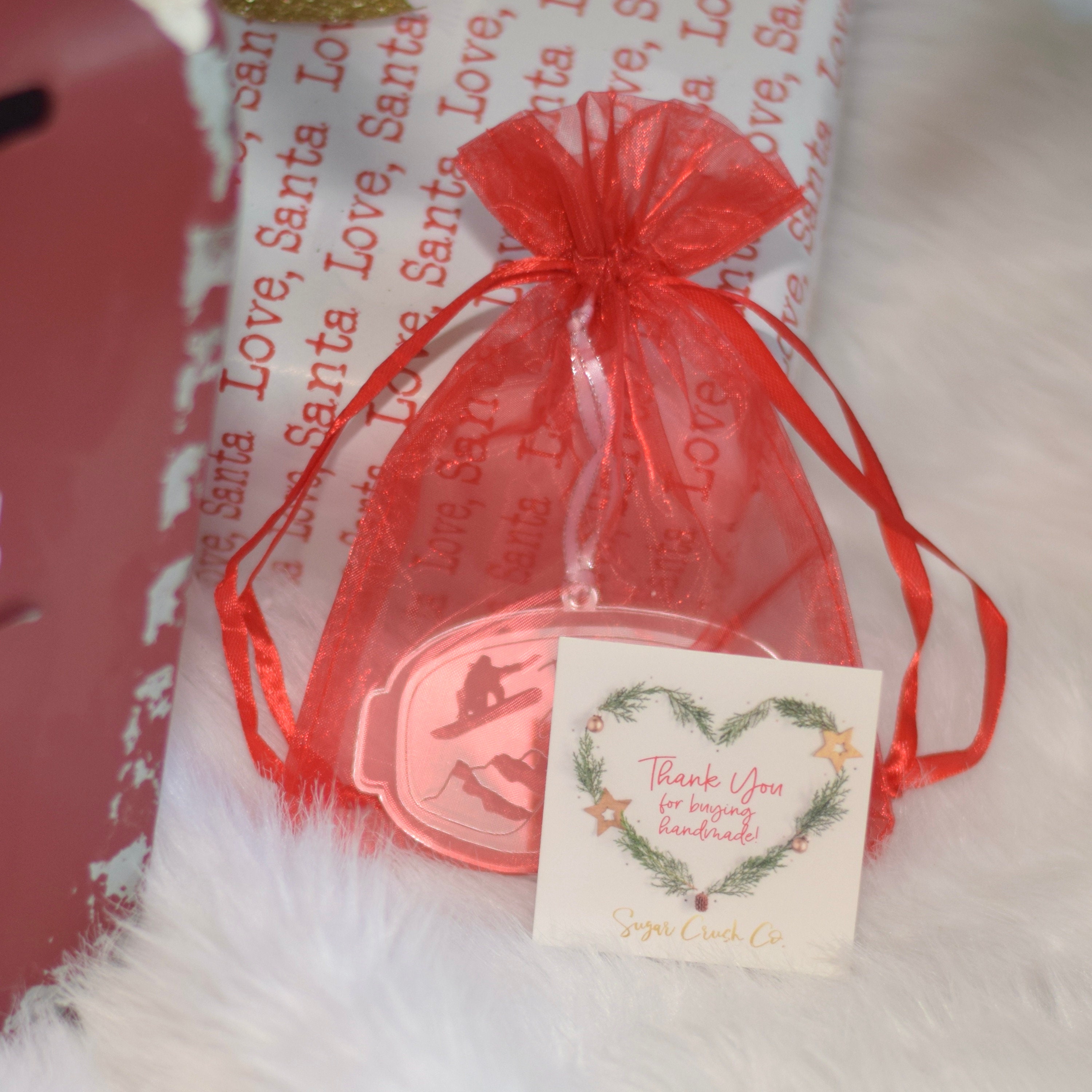 Snowboard Gifts for Him Personalized Christmas Tree Ornament Etsy