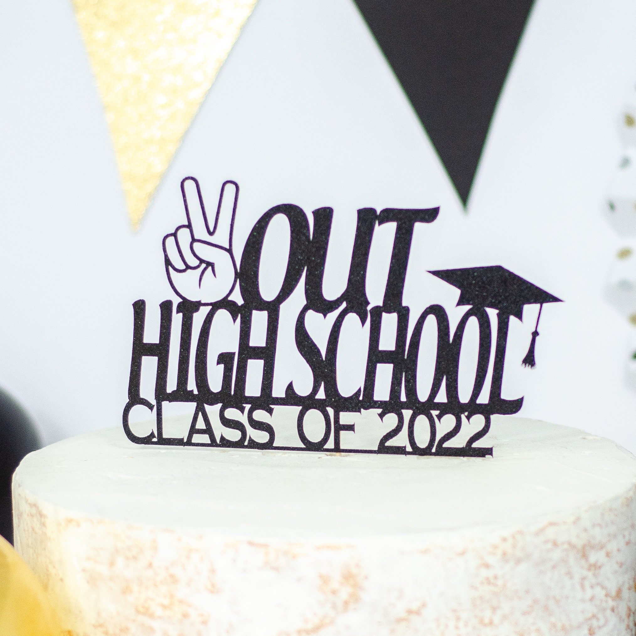 Graduation Cake Topper Graduation Party Decoration Class of - Etsy