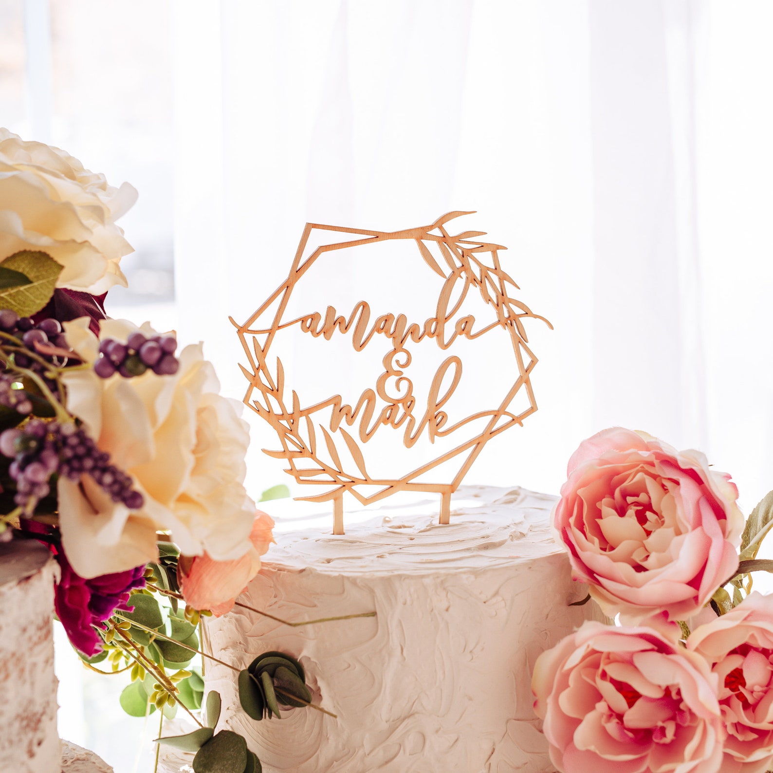 Engagement Cake Topper Custom Engaged Cake Topper We're Etsy UK