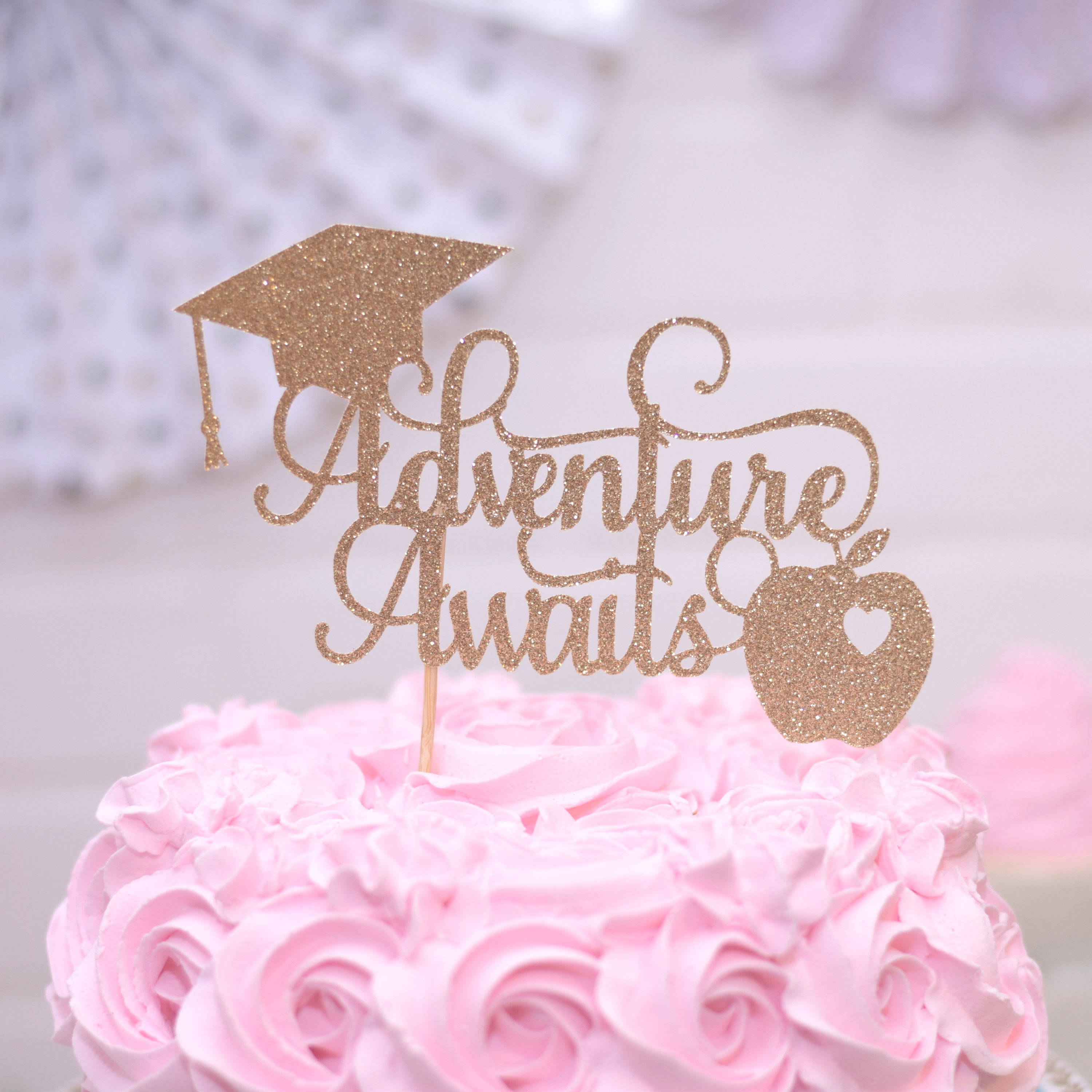 Paper & Party Supplies Teacher Graduation Cake TopperTeacher