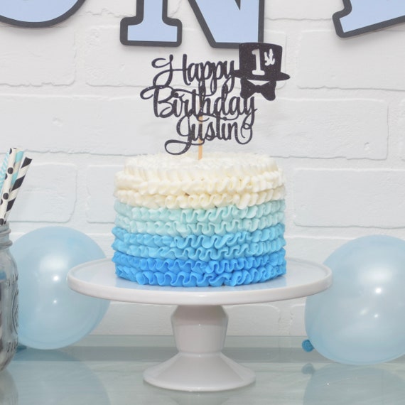 Little Man Cake Topper Little Gentleman Birthday Mr Etsy