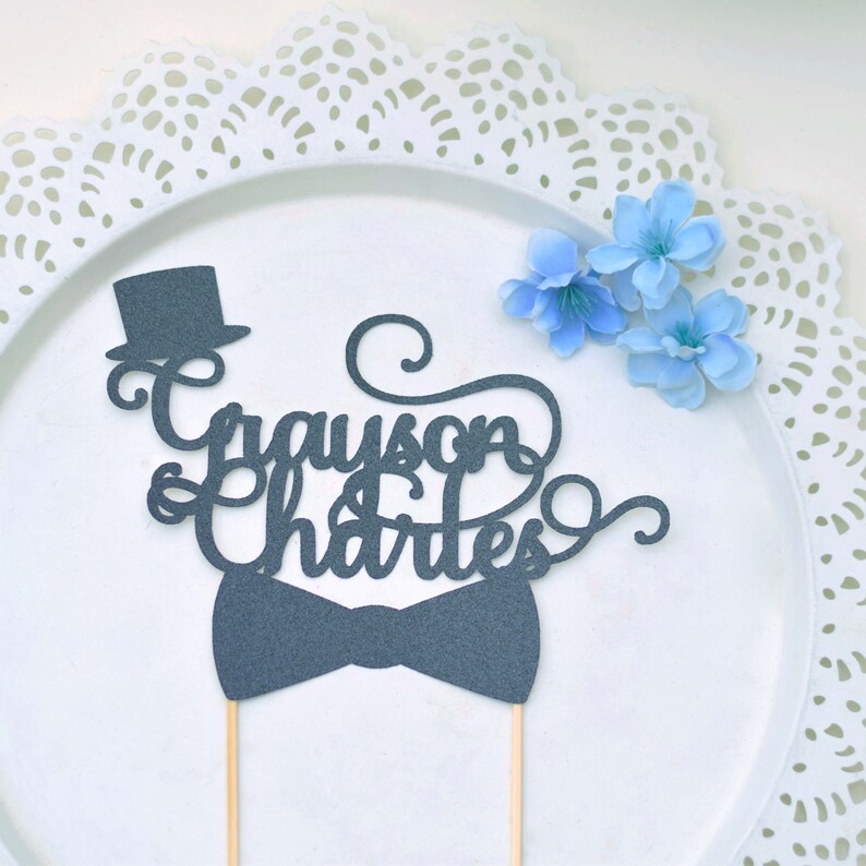 1st Birthday Party Idea Mr Onederful Cake Topper With Bow Tie Cute