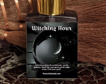 Witching Hour Perfume, Black Orchid, Jasmine, Lily, 1 oz Spray