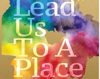 Lead Us To A Place Book, Signed Spiritual Journey, Seasonal Healing