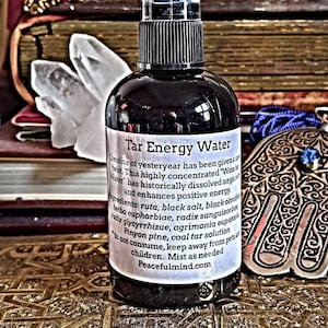 Tar Water, Tar Water Spray, Tar Energy Water, Creolina, Protection Spray, Pine Tar Water, Negative Energy, Cleansing Water, Healing Water