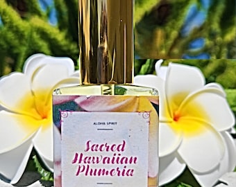 Hawaiian Plumeria Perfume Spray, Aloha Floral Scent, 1 oz