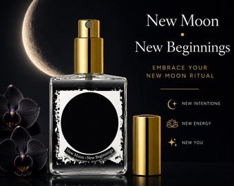 Lunar Perfume Spray, Black Orchid, Jasmine, 1oz