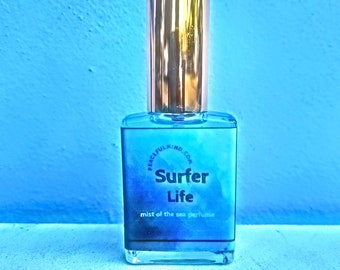 Surfer Life Perfume, Surf Life, Surfers Life, Surf Perfume, Ocean Scents, Surfing, Perfumes, Ocean Gifts, Gifts of the Sea, Surfing, Ocean