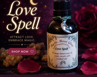 Love Spell Anointing Oil, Rose Quartz, Aphrodisiac Blend, 2oz