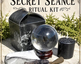 Secret Seance Ritual Kit, Crystal Ball, Samhain Altar