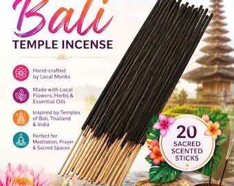 Bali Tempel Räucherstäbchen,