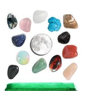 13 Celtic Moon Crystal Set, Crystal Meditation Set, Celtic Moons, Crystal Meditation, Moon Crystals, Celtic Moon, 13 Celtic Moon Ritual,