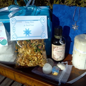 Yule Ritual Kit, Winter Solstice, Seasonal Ritual Kit, Winter Solstice Ritual Kit, Yule Kit, Yule Christmas Altar, Yule Sabbat Rite image 1