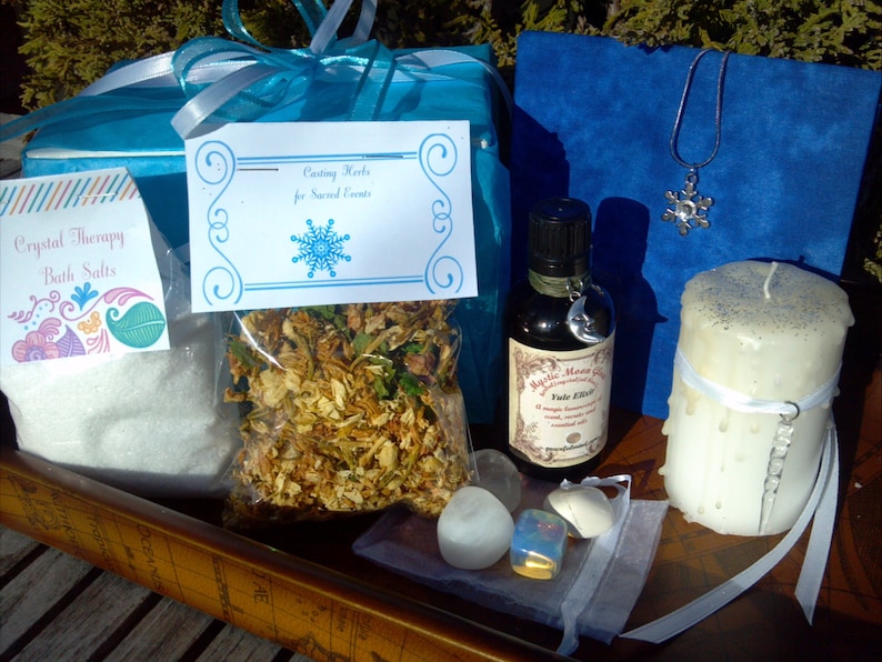 Yule Ritual Kit, Winter Solstice, Seasonal Ritual Kit, Winter Solstice Ritual Kit, Yule Kit, Yule Christmas Altar, Yule Sabbat Rite image 1