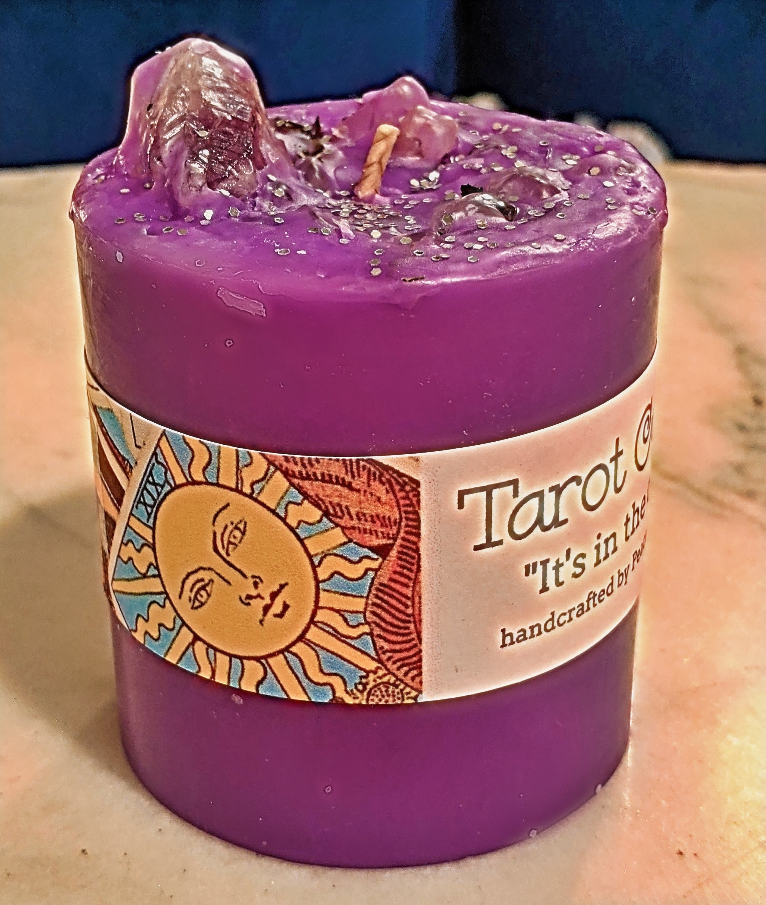 Tarot Reading Candle Tarot Candle Consult The Cards Candle Etsy