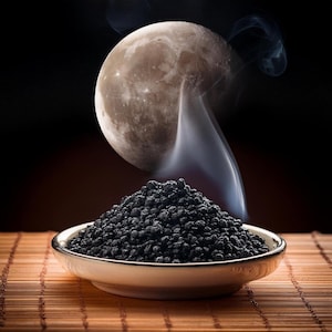 New Moon Resin Incense, New Moon Incense, New Beginnings, New Intentions, Moon Incense, with Basil, Myrrh, Sandalwood, New Moon, Incense