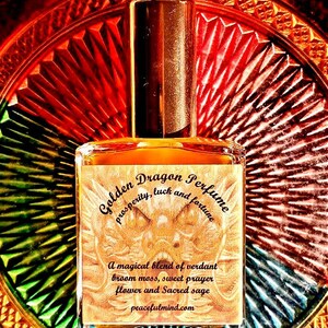 Golden Dragon Mystic Perfume, Wealth and Prosperity Scent