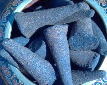 Conos de incienso de sándalo, aroma sagrado, hechos a mano