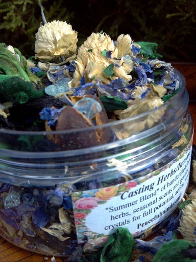 Herbal Incense Litha Midsummer Summer Solstice Beltane Etsy