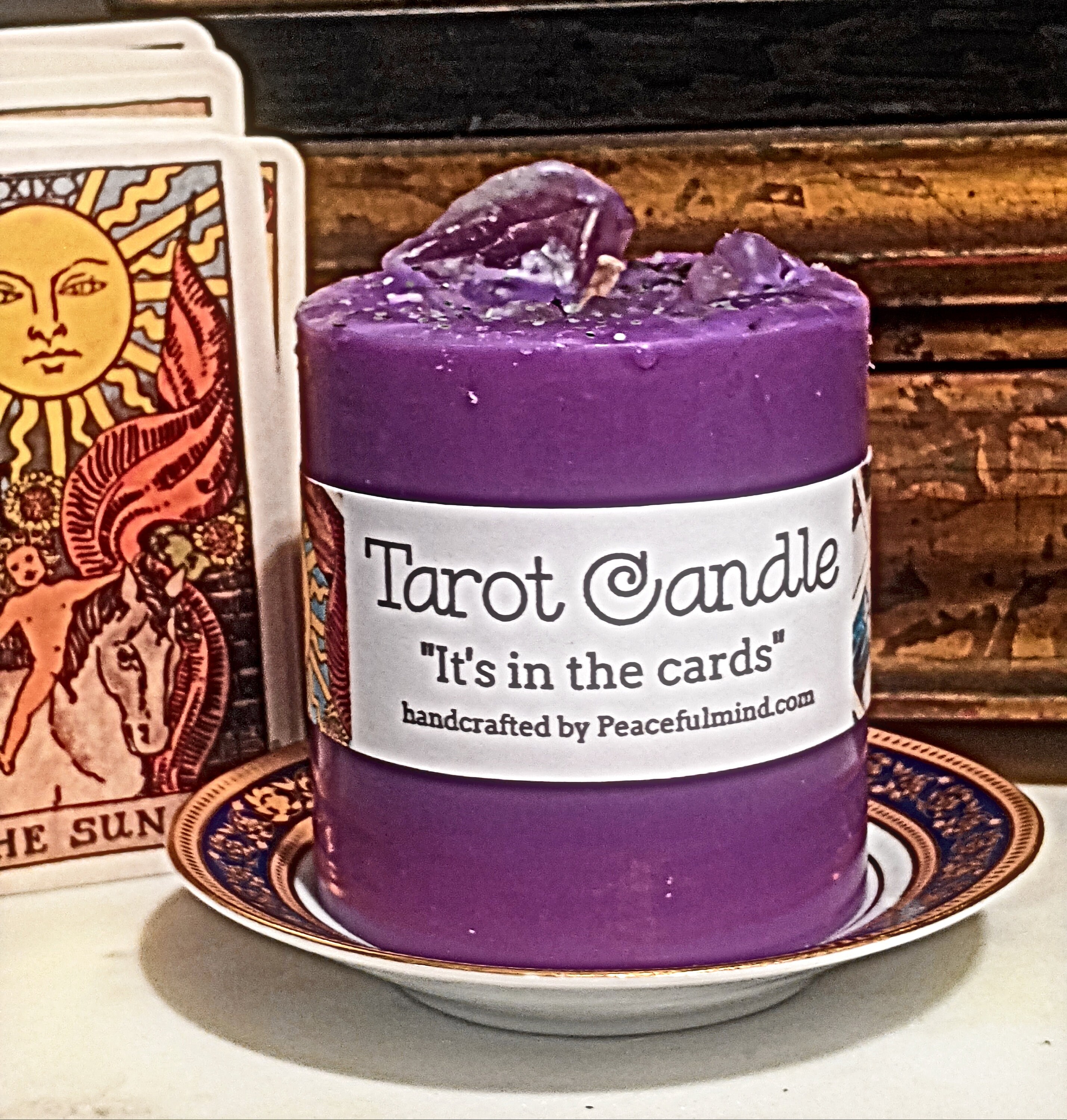Tarot Reading Candle Tarot Candle Consult the Cards Candle - Etsy
