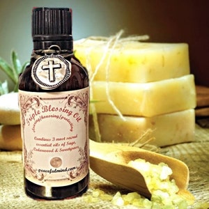 Blessing Oil, Sacred Anointing Oil, Triple Blessing Oil, Blessed Oil, Healing Oil, Anointing Oil, Sacred Oil, Blessings, Essential Oil, Oils