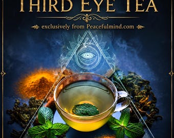 Third Eye Psychic Herbal Tea Blend, Eyebright, Peppermint