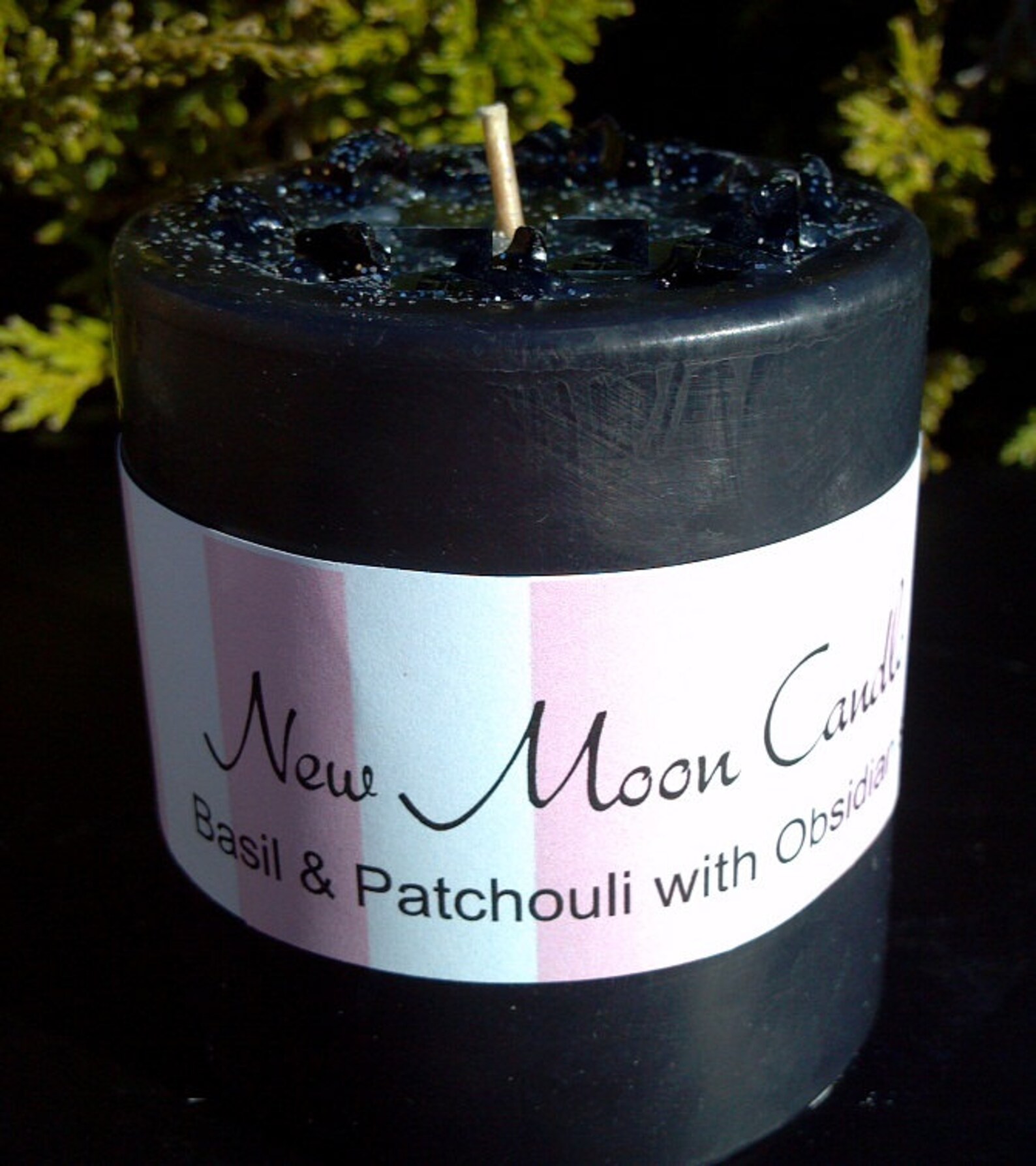 New Moon Candle Scented New Moon Candle With Essential Oils Etsy