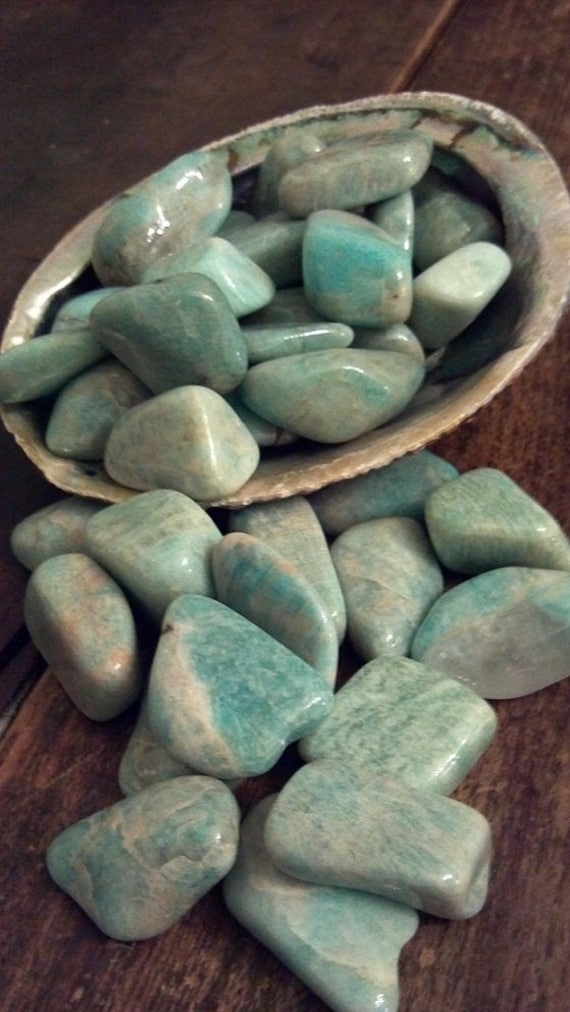 Amazonite Tumbled Stone Metaphysical Healing Properties Etsy Ireland