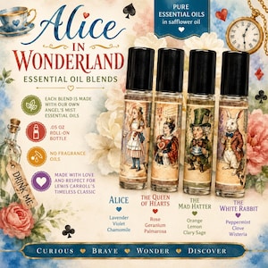 Alice in Wonderland Essential Oil Blend, Roll-On Perfume