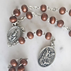 Saint Michael Chaplet, Guardian Angel Chaplet, Catholic Chaplet of St Michael Saint Michael the Archangel, St Michael, Prayer Beads, Rosary