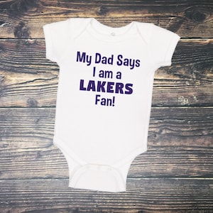 Lakers Baby Jersey Outfit