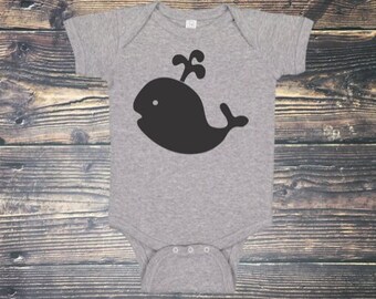 Whale Baby Shirt Sea Creatures Whales Baby Boy Shirt Baby - Etsy