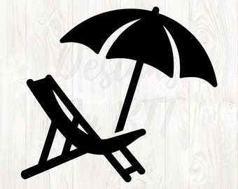 beach chair svg, beach chair png, beach chair clip art, beach chair digital download, beach chair logo, beach silhouette, beach designs svg