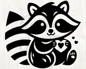 cute raccoon svg, cute raccoon png, cute raccoon clipart, raccoon silhouette svg, raccoon svg designs, trash panda svg, trash panda png, svg