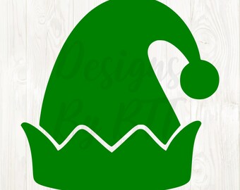 elf hat, elf svg files, elf png, elf svg ideas, elf clip art, elf digital download, elf graphic, hat silhouette clipart, hat svg design, png