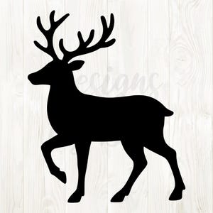 Rensilhuett, ren svg-filer, ren png, renklipp, renvektor, digital nedladdning av renar, clipart renar, svg bild 1