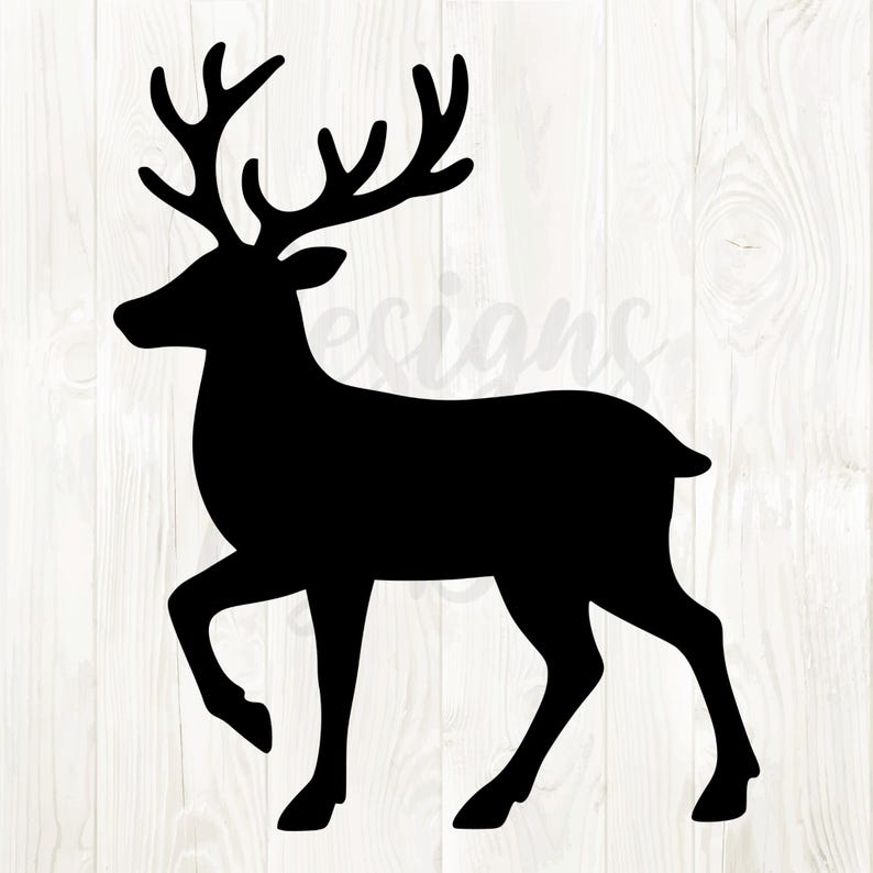 Rensilhuett, ren svg-filer, ren png, renklipp, renvektor, digital nedladdning av renar, clipart renar, svg bild 1