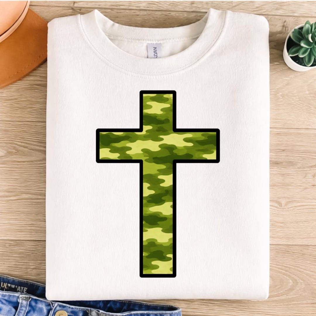 Camo Cross Png, Camouflage Clip Art, Christian Graphic, Religious Art ...