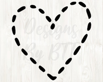 gepunktete Linie Herz svg, Herz Doodle png, Linie Herz Clipart, offenes Herz svg Umriss, offenes Herz Designs, Herz Design png, Herz Linie svg