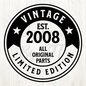 2008 svg png, 2008 svg, 2008 png, 2008 clip art, 2008 birthday svg, 2008 birthday png, 2008 svg file, est 2008 svg, born in 2008 svg, 2008