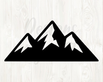 mountain silhouette svg, mountain clipart png, mountain png svg, mountain digital download, mountain black and white silhouette, mountains
