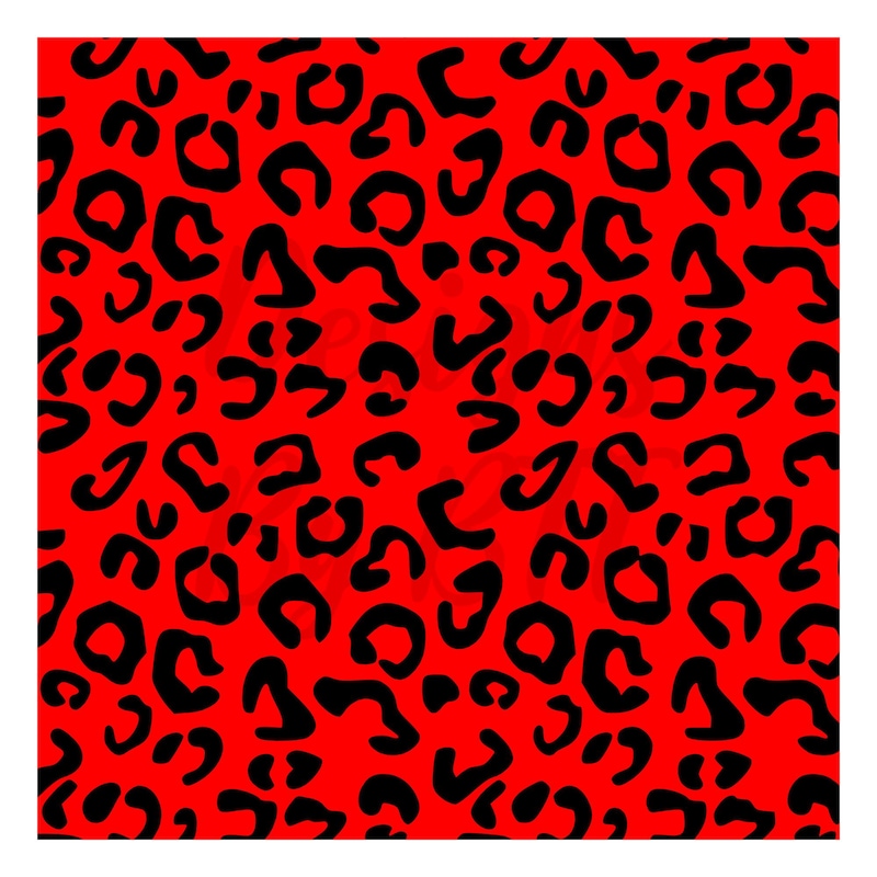 Red Leopard Prints - Etsy