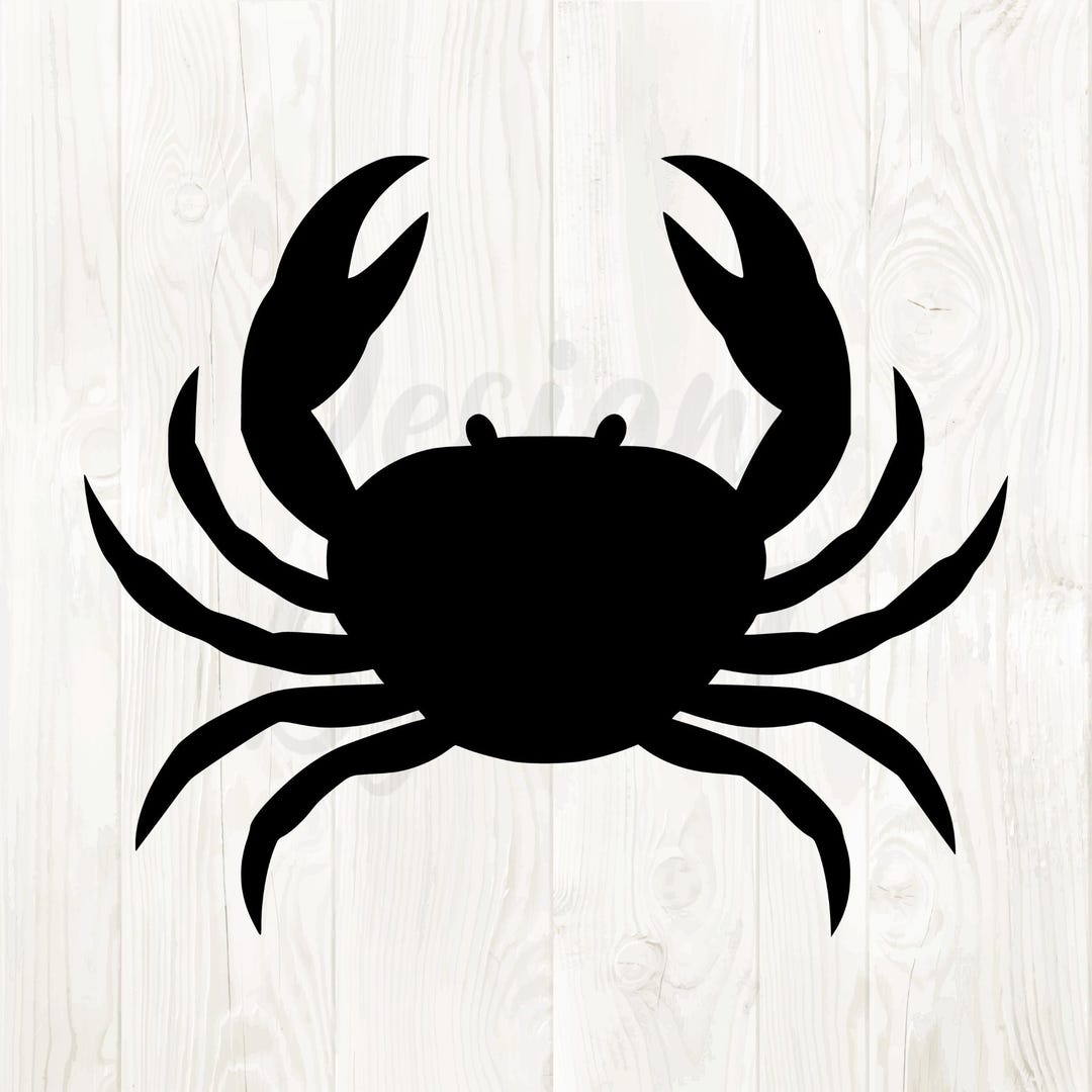 Crab Silhouette Svg, Png Crabs, Crab Clipart, Crab Outline Svg Png ...