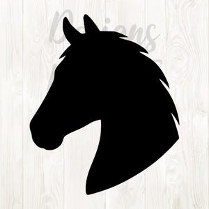 horse head silhouette svg png, horse head silhouette, horse head digital download, horse head vector, horse head outline,  horse head image