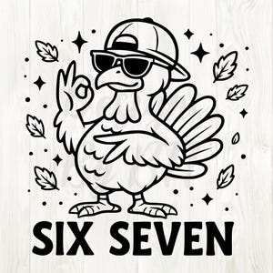 67 meme Thanksgiving, 67 Thanksgiving kalkoen, 67 Thanksgiving svg, 67 Thanksgiving png, zes zeven kalkoen ontwerp, zes zeven kalkoen png, 67