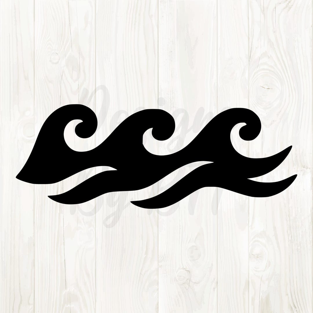 Wave Svg or Png, Wave Svg File, Wave Png, Wave Silhouette, Wave Clipart ...